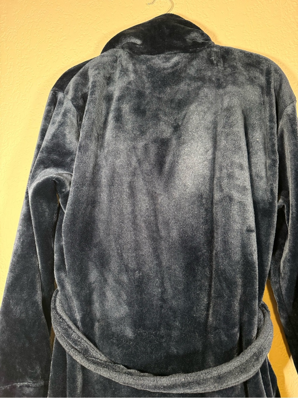 Sonoma BathRobe With Belt Navy S/M Super Soft Cozy Plush Robe Loungewear Pockets - Picture 6 of 9